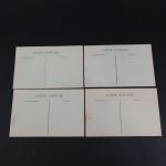 THEMATIQUES - BATTAGE :
Lot de 4 cartes postales comprenant :...