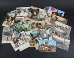 THEMATIQUES - RETOURS DE MARCHE :
Lot de 35 cartes postales...
