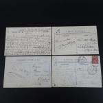 THEMATIQUES - CATASTROPHE DU IENA :
Lot de 4 cartes postales...