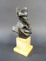 RUFFIER Noël (1847-1921) : Buste de Napoléon 1er en bronze...