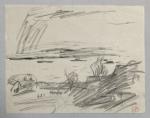 Jean LAUNOIS (1898-1942)
Paysage
Dessin avec cachet du monogramme en bas à...