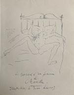 Jean LAUNOIS (1898-1942)
Le journal d'une femme de chambre
Encre 
32.5 x...