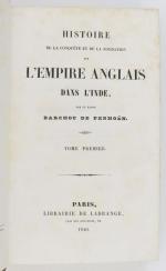 Inde - BARCHOU de PENHOEN (Auguste-Théodore-Hilaire, baron). Histoire de la...