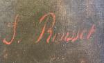 S. ROUSSET (XIXème)
Portrait de dame
Huile sur toile signée vers le...