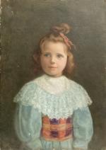 Charles GENTY (1876-1956)
Portrait de jeune fille
Huile sur toile signée en...