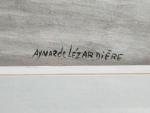 Aymar DE LEZARDIERE (1917-1995)
Paysage
Dessin signé en bas à droite
57.5 x...