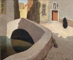 Paul MALQUIT (1890-1976)
Sur le pont
Huile sur toile signée en bas...