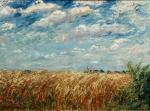 Pierre Philippe BERTRAND (1884-1975)
Les blés mûrs
Huile sur toile signée en...