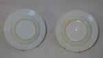 CHINE
Paire d'assiettes rondes en porcelaine à décor Imari
XVIIIème
D.: 21.8 cm...