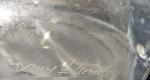 DAUM France
Candélabre en cristal à deux bras de lumière, signé
H.:...