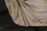 Homme en buste dans le style romain, sujet en marbre...