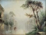 James SALT (1850-1903)
Venise, cygnes sur le grand Canal
Paire d'huiles sur...