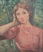 Émile Alfred DEZAUNAY (1854-1938)
Portrait de dame
Huile sur toile signée en...