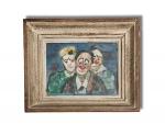 Celso LAGAR (1891-1966)
Les trois clowns
Gouache et aquarelle signée en bas...