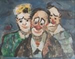 Celso LAGAR (1891-1966)
Les trois clowns
Gouache et aquarelle signée en bas...