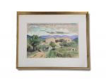 Jean Raoul CHAURAND-NAURAC (1878-1948)
Paysage à la calèche
Pastel signé en bas...