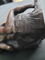 Statuette en bronze Le Baiser reproduction de l oeuvre de...