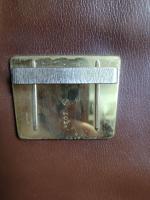 Ancien porte document  ou sacoche en cuir avec compartiments...
