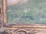 Hélène COLIN-LEFRANCQ (1878-1968)
Verger en fleurs
Huile sur toile signée en bas...