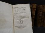 Lot de 18 ouvrages dépareillés du XVIII's comprenant : ...