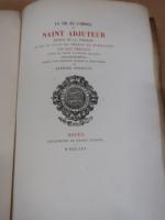 Société des bibliophiles : Saint Adjuteur, patron de la noblesse...