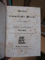 GOETHE : OEuvres en allemand, 1840, 40 tomes en 20...
