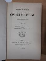 DIVERS - 14 volumes dont : Delavigne, Théâtre et poésie,...