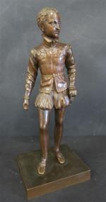 D'après BOSIO François-Joseph : Henri IV enfant. Bronze patiné, signé....
