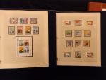 SUISSE : collection de timbres modernes neufs dans deux albums...