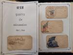 Etats-Unis, Guerre de Sécession : collection de 39 enveloppes illustrées...