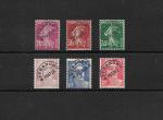 France Préoblitérés : lot de six timbres avec variétés E...