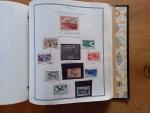 France, collection de timbres oblitérés période 1853/1979 dans un album...
