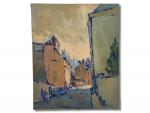 Henri BIARD (1918-2001)
Rue animée
Huile sur toile 
65 x 54 cm