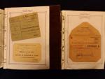 Guerre 1914/1918 : 2 classeurs de cartes et lettres de...