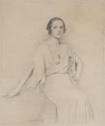 Jean Alexandre CORABOEUF (1870-1947)
Portrait de dame, 1933. 
Dessin signé et...