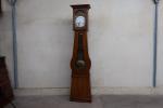 Horloge comtoise époque XIXème, le cadran émaillé signé Lépine, avec...