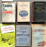 Lot de 6 livres automobiles brochés anciens :
Le Chauffeur à l'Atelier...