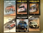Lot de 6 livres sur les Rallyes :
L'Année Rallye 1999-2000
L'Année Rallye...
