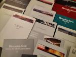 MERCEDES : Lot de 30 catalogues et documents des années 1990...