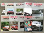 MITSUBISH : lot des 50 catalogues (certains en anglais et allemand)
Colt,...