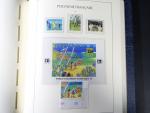 2 albums Leuchtturm bleu d'une collection de Polynésie neufs et...