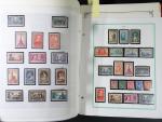 1 gros album yvert rouge ancien d'une collection de timbre...
