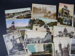 1 lot de 111 cartes postales de villes touristiques côtières...