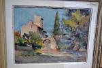 Louis Agricole MONTAGNE (1879-1960)
Village en Provence
Aquarelle signée en bas à...