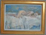 Henry SIMON (1910-1987)
Petit nu allongé
Huile sur toile signée en bas...