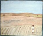 Paul NASSIVET (1904-1977)
Personnages dans le désert 
Huile sur toile signée...