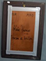 Alain THOMAS (né en 1942)
Toucan de baillon
Acrylique sur panneau signée...