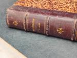 L'ILLUSTRATION Romans 1912 couverture carton et cuir, traces d'usure et...