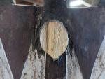 AFRIQUE. Grand masque planche BWA du Burkina Faso en bois...