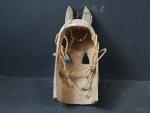AFRIQUE - MALI. Masque lièvre Dogon en bois sculpté, H....